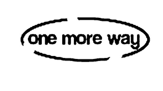ONE MORE WAY logo