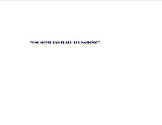 "ONE MOVIE CAN REACH THE NATIONS!" logo