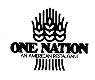 ONE NATION AN AMERICAN RESTAURANT logo