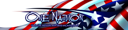 ONE NATION UNDER GOD, INDIVISIBLE, WITH LIBERTY AND JUSTICE FOR ALL logo