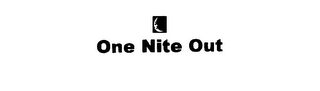 ONE NITE OUT logo