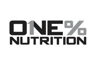 ONE % NUTRITION logo