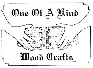ONE OF A KIND WOOD CRAFTS logo