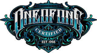 ONE OF ONE CERTIFIED EST. 1998 logo