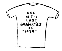 ONE OF THE LAST GRADUATE'S OF 1999 logo