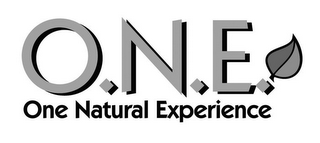 O.N.E. ONE NATURAL EXPERIENCE