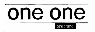 ONE ONE ONEBRAND logo