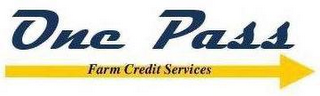 ONE PASS FARM CREDIT SERVICES logo