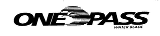 ONE PASS WATER BLADE logo