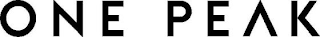 ONE PEAK logo