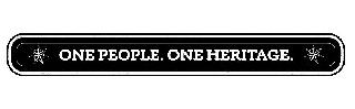 ONE PEOPLE. ONE HERITAGE. logo