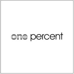 ONE PERCENT logo