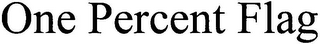 ONE PERCENT FLAG logo