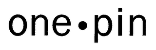 ONE PIN logo