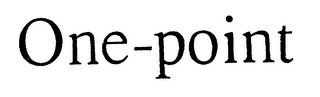ONE-POINT logo