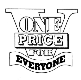 ONE PRICE FOR EVERYONE logo