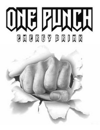 ONE PUNCH ENERGY DRINK logo