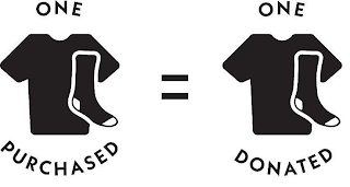 ONE PURCHASED ONE DONATED logo