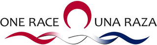 ONE RACE UNA RAZA logo