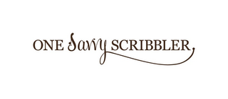 ONE SAVVY SCRIBBLER logo