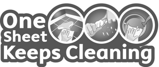 ONE SHEET KEEPS CLEANING logo
