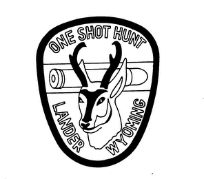 ONE-SHOT HUNT--LANDER, WYOMING logo