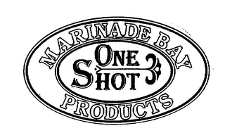 ONE SHOT MARINADE BAY PRODUCTS logo