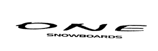 ONE SNOWBOARDS logo