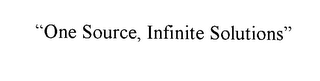 "ONE SOURCE, INFINITE SOLUTIONS" logo