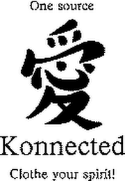 ONE SOURCE KONNECTED CLOTHE YOUR SPIRIT! logo