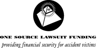 ONE SOURCE LAWSUIT FUNDING PROVIDING FINANCIAL SECURITY FOR ACCIDENT VICTIMS logo