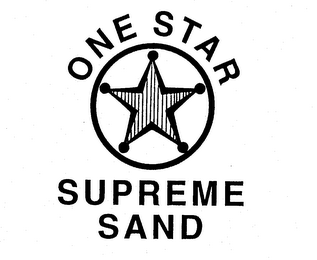 ONE STAR SUPREME SAND logo