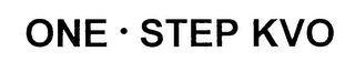 ONE STEP KVO logo