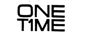 ONE T1ME logo