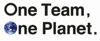 ONE TEAM, ONE PLANET. logo
