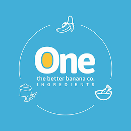 ONE THE BETTER BANANA CO. INGREDIENTS logo