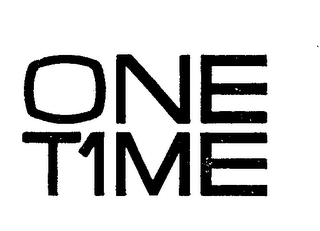 ONE TIME logo