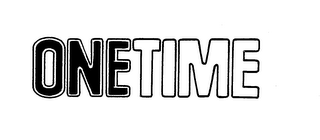 ONE TIME logo