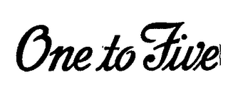 ONE TO FIVE logo