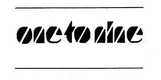 ONE TO NINE logo