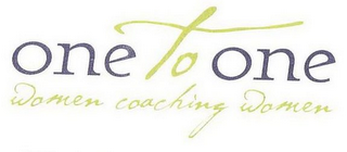 ONE TO ONE WOMEN COACHING WOMEN logo