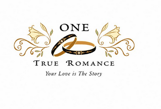 ONE TRUE ROMANCE YOUR LOVE IS THE STORY logo