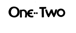 ONE-TWO logo