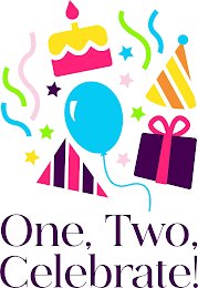 ONE, TWO, CELEBRATE! logo