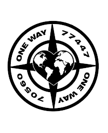 ONE WAY 77447 ONE WAY 70560 logo