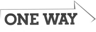 ONE WAY logo