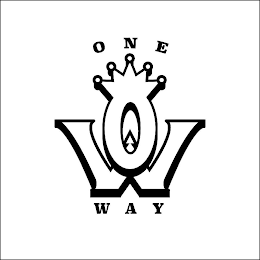 ONE WAY OW logo