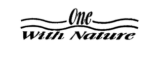 ONE WITH NATURE logo
