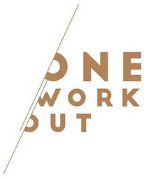 ONE WORK OUT logo