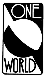 ONE WORLD logo